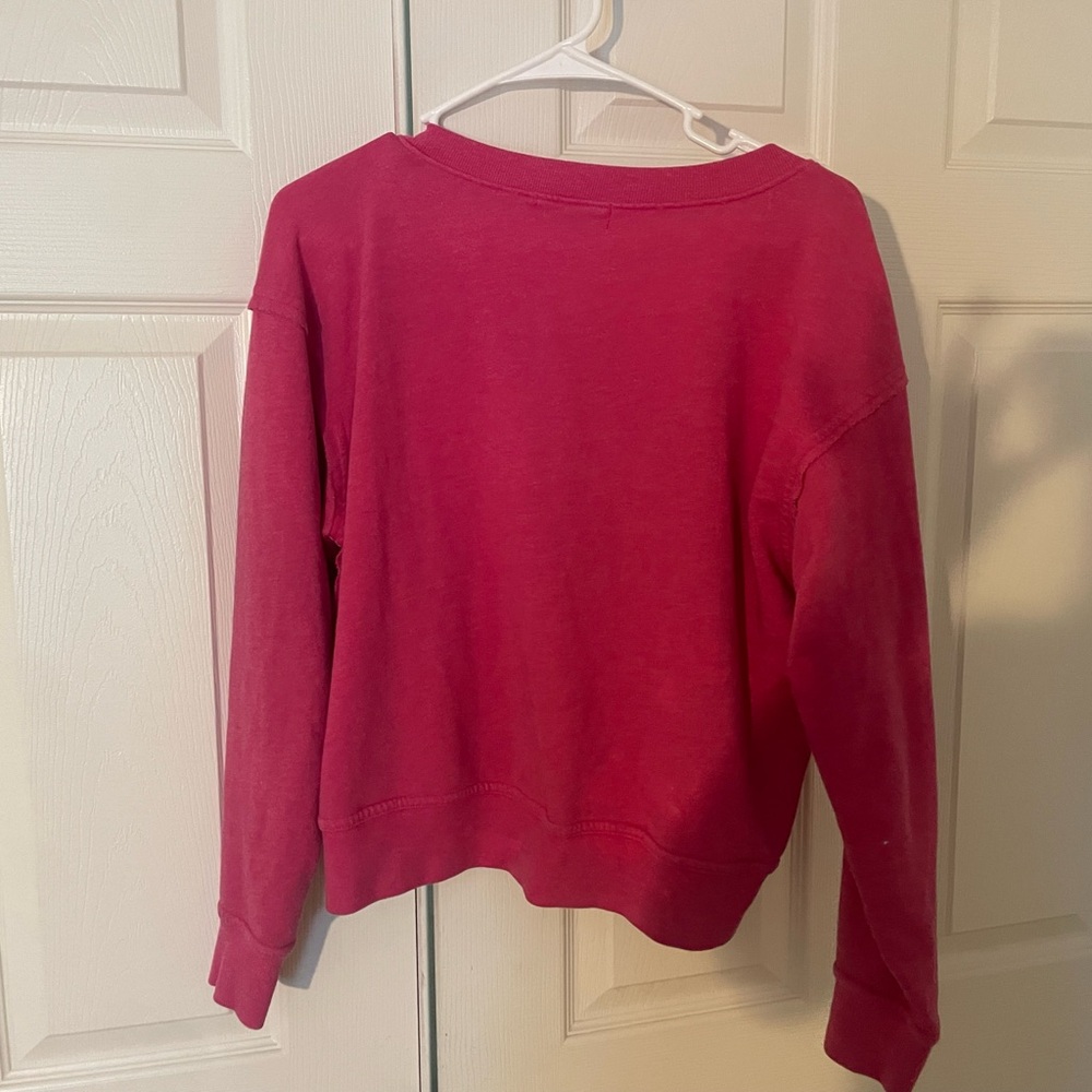 Michael Starr Camila, V-neck sweatshirt from Evereve in pink extra small - Picture 7 of 8